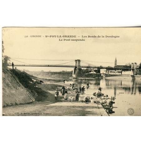 Carte Postale ancienne animée STE FOY LA GRANDE