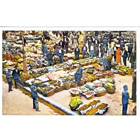 CP84 CAVAILLON - PLACE DU CLOS - LE GRAND MARCHE AUX PRIMEURS