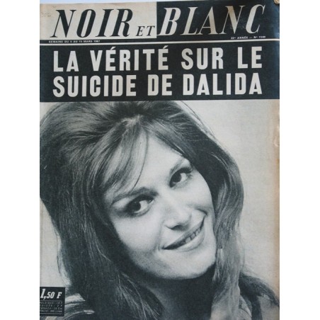 NOIR ET BLANC N° 1149  MARS 1967 DALIDA