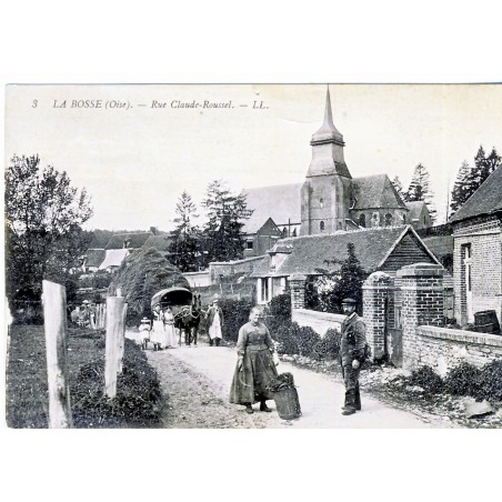 CP60 LA BOSSE - RUE CLAUDE ROUSSEL