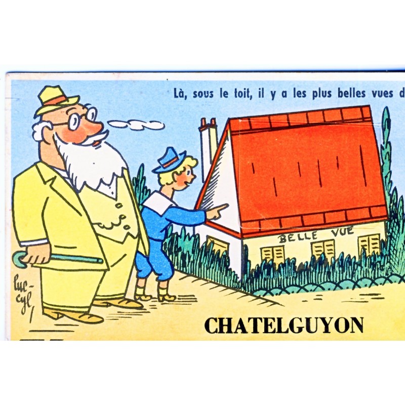 CP63 CHATELGUYON - CARTE A SYSTEME