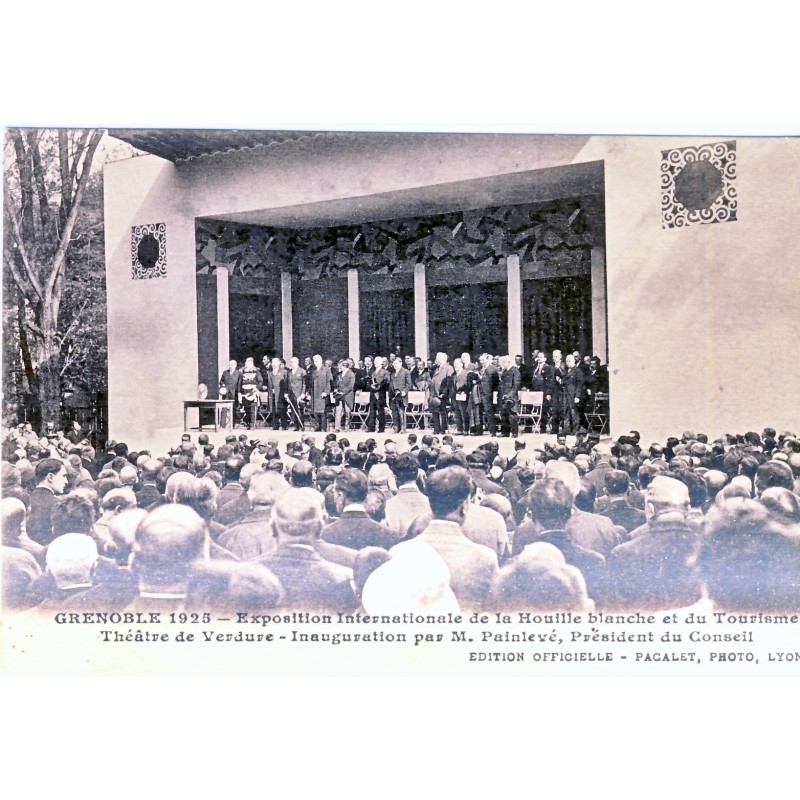 CP38 GRENOBLE 1925 - EXPOSITION INTERNATIONALE DE LA HOUILLE BLANCHE ET DU TOURISME