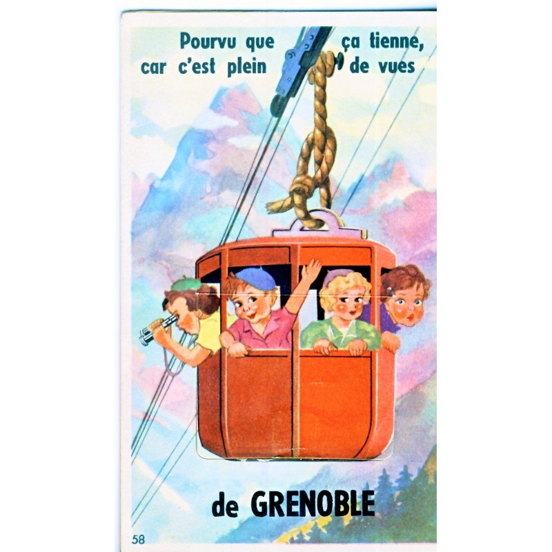 CP38 GRENOBLE - CARTE A SYSTEME CP38 GRENOBLE - CARTE A SYSTEME