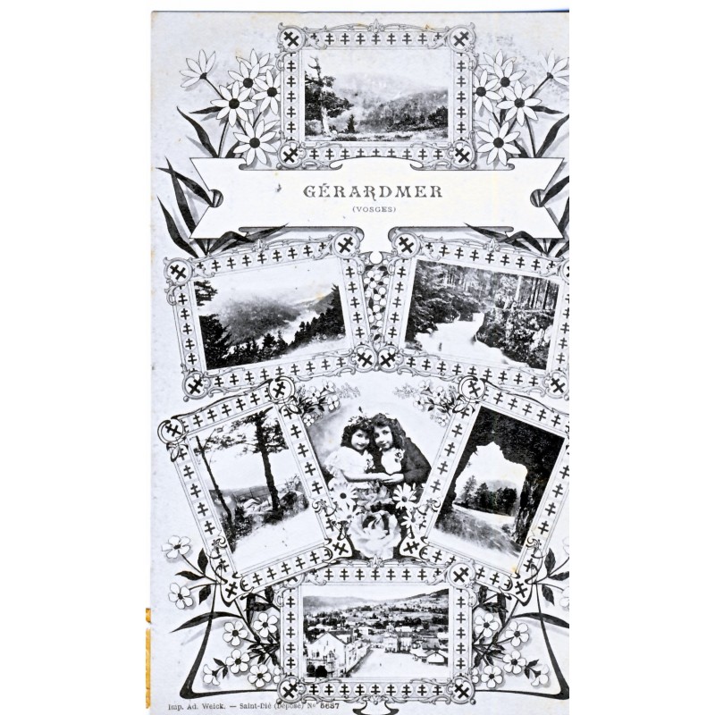 CP88 GERARDMER - MULTIVUES