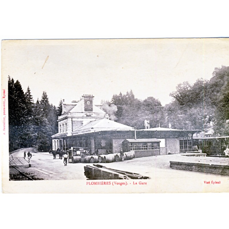 CP88 PLOMBIERES - LA GARE