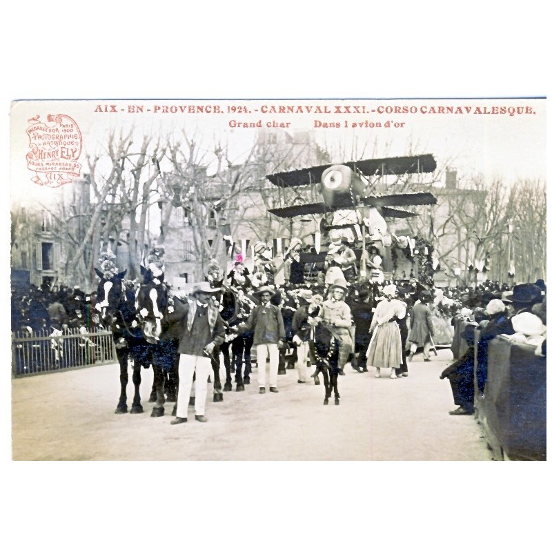 CP13 AIX EN PROVENCE 1933 - CARNAVAL XXXI - CORSO CARNAVALESQUE