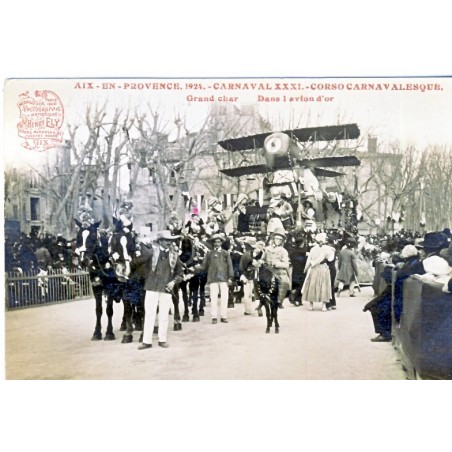 CP13 AIX EN PROVENCE 1933 - CARNAVAL XXXI - CORSO CARNAVALESQUE