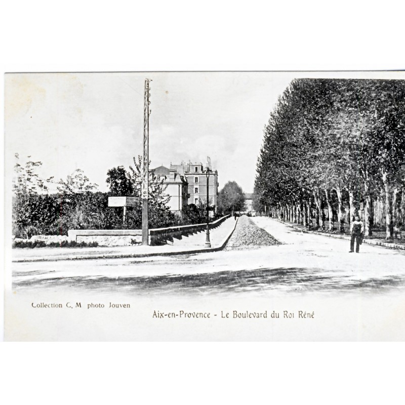 CP13 AIX EN PROVENCE -  LE BOULEVARD DU ROI RENE