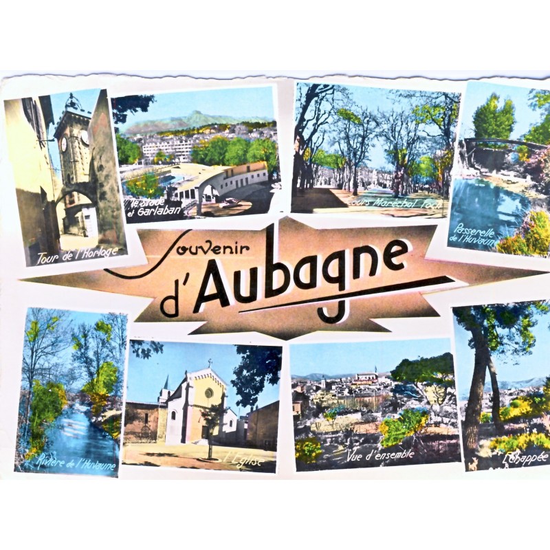 CP13 AUBAGNE - SOUVENIR - MULTIVUES