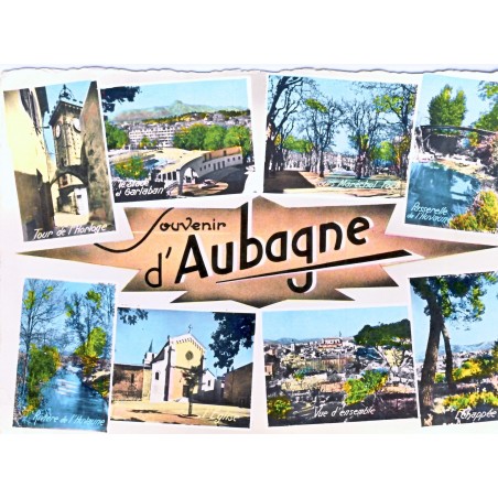 CP13 AUBAGNE - SOUVENIR - MULTIVUES