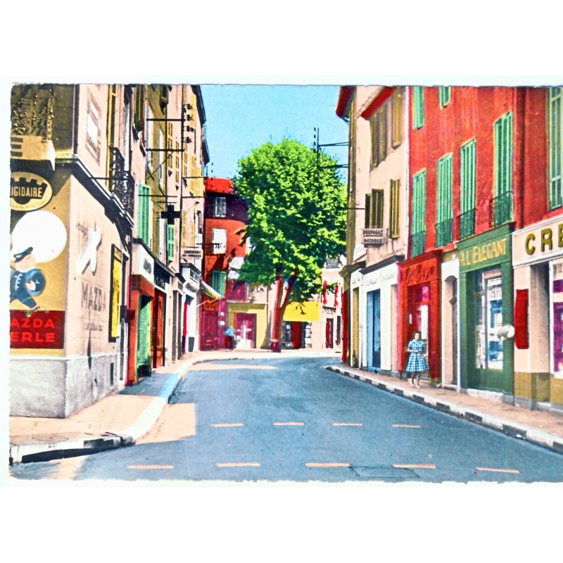 CP13 AUBAGNE - LE CENTRE COMMERCANT, ROUTE DE TOULON