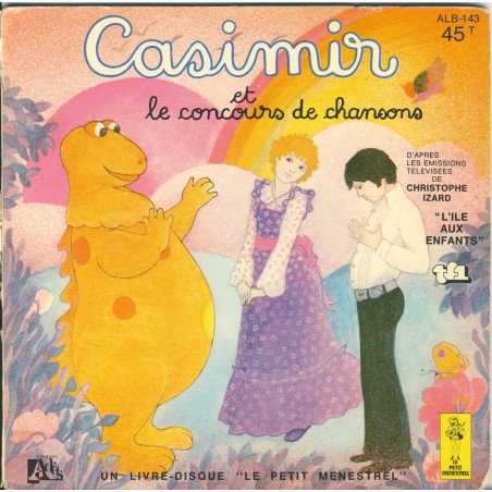 LIVRE-DISQUE 45 TOURS CASIMIR ET LE CONCOURS DE CHANSONS