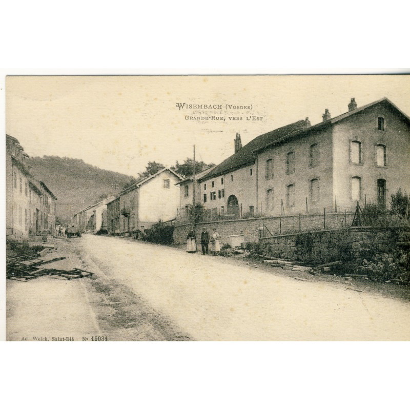 CP88 WISEMBACH - GRANDE RUE VERS L'EST