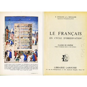 LIVRE SCOLAIRE - LE FANCAIS EN CYCLE D'OBSERVATION