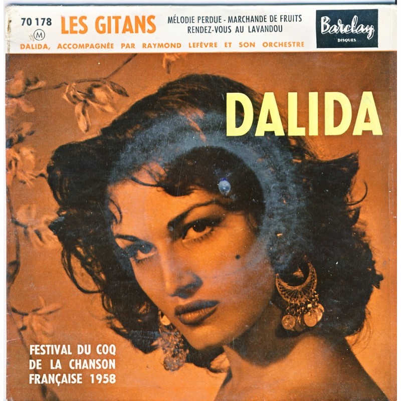 DISQUES 45 TOURS DALIDA - LES GITANS