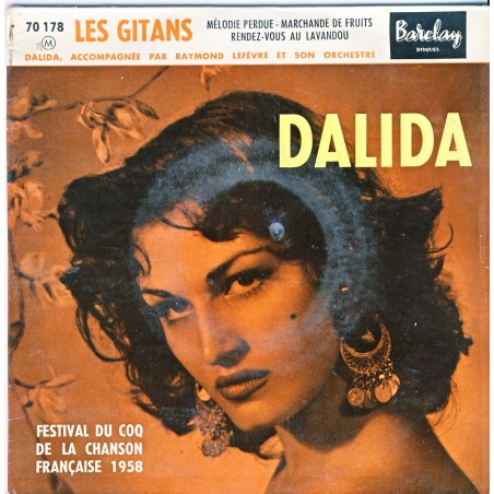 DISQUES 45 TOURS DALIDA - LES GITANS