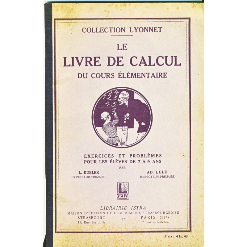 LIVRE DE CALCUL DU COURS ELEMMENTAIRE