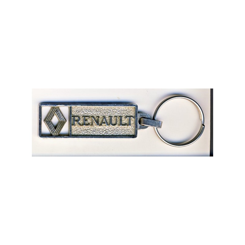 PORTE CLES RENAULT - NOM EN RELIEF ET LOGO