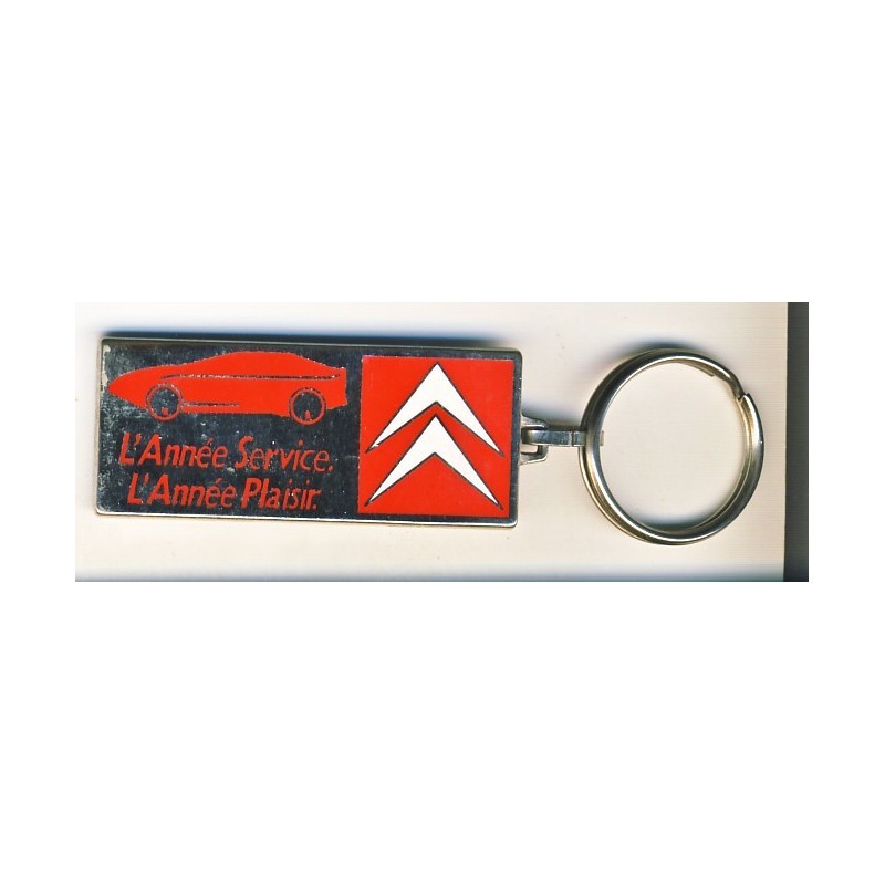 PORTE CLES CITROEN L'ANNEE SERVICE L'ANNEE PLAISIR