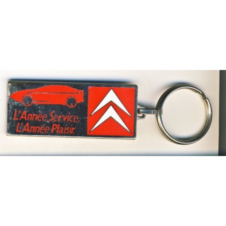 PORTE CLES CITROEN L'ANNEE SERVICE L'ANNEE PLAISIR