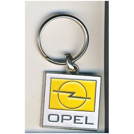 PORTE CLES OPEL CARRE AVEC  ANCIEN LOGO 