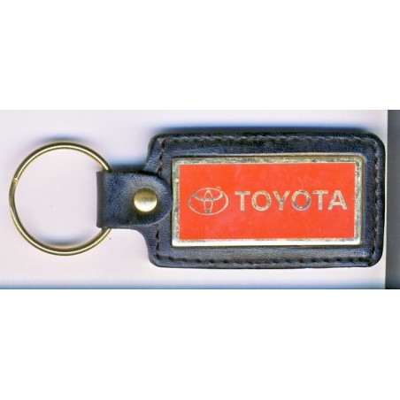 PORTE CLES TOYOTA CUIR ET METAL