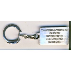 PORTE CLES TRANSPORTS ET MESSAGERIES ALENCON - METAL