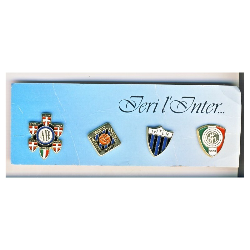 PLAQUE DE 4 PIN'S IERI L'INTER