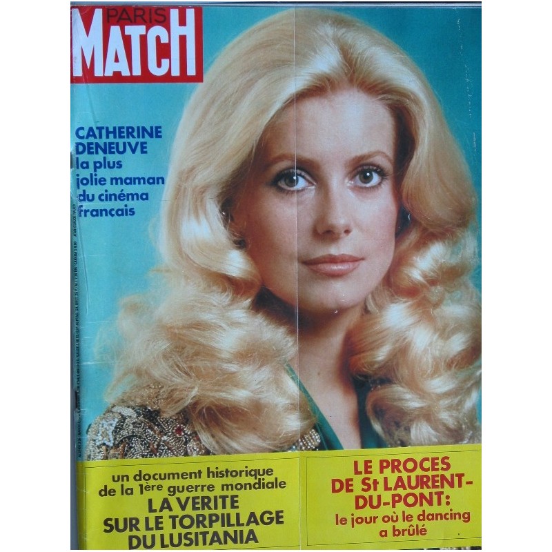 PARIS MATCH N° 124 - CATHERINE DENEUVE