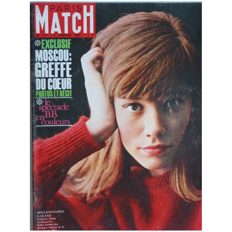 PARIS MATCH N° 717 - FRANCOISE HARDY