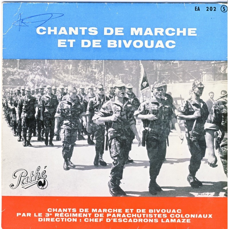 DISQUE 45 TOURS - CHANTS DE MARCHE ET DE BIVOUAC