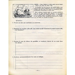 CAHIER CONCOURS DE DEVOIRS DE VACANCES N° 7 - LE PROVENCAL 1960