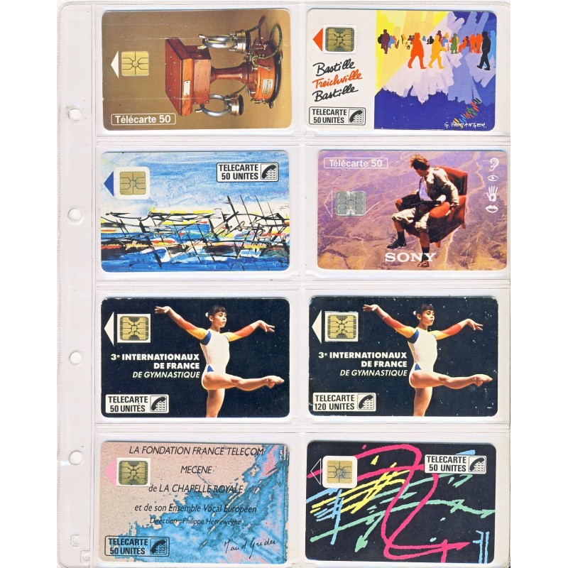 CLASSEUR AVEC 208 TELECARTES FRANCAISES CLASSEUR AVEC 208 TELECARTES FRANCAISES