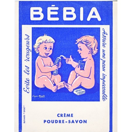 BUVARD BEBIA - CREME POUDRE SAVON