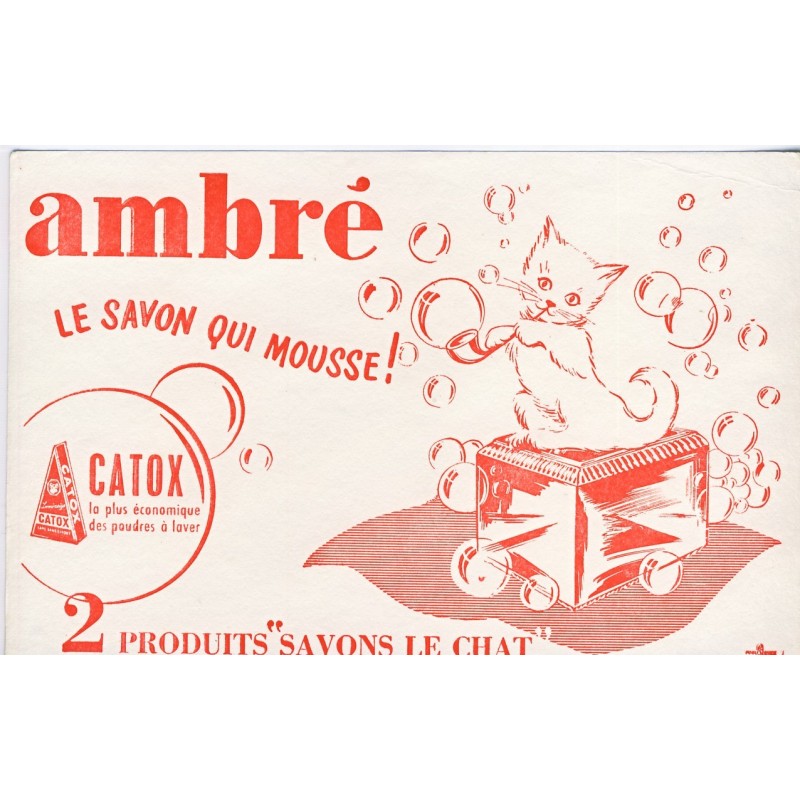 BUVARD SAVON AMBRE