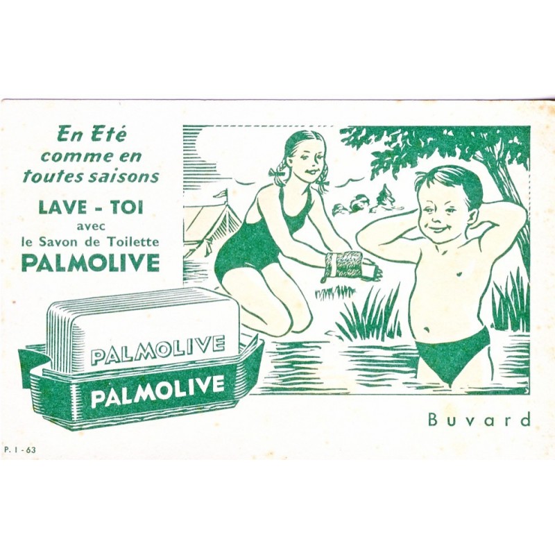 BUVARD SAVON DE TOILETTE PALMOLIVE - EN ETE