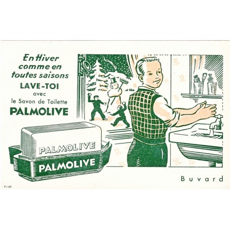 BUVARD SAVON DE TOILETTE PALMOLIVE - EN HIVER