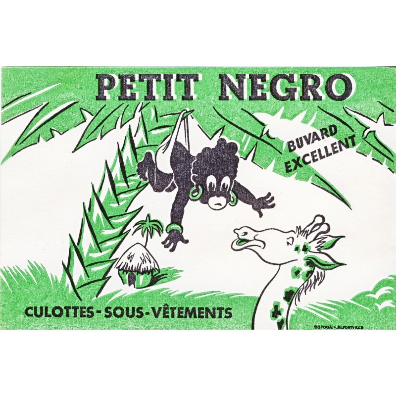 BUVARD PETIT NEGRO - GIRAFE VERTE