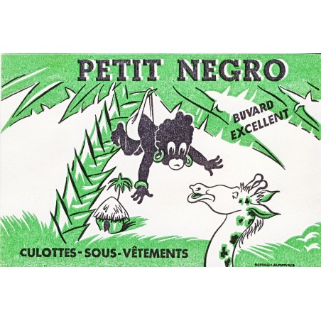 BUVARD PETIT NEGRO - GIRAFE VERTE