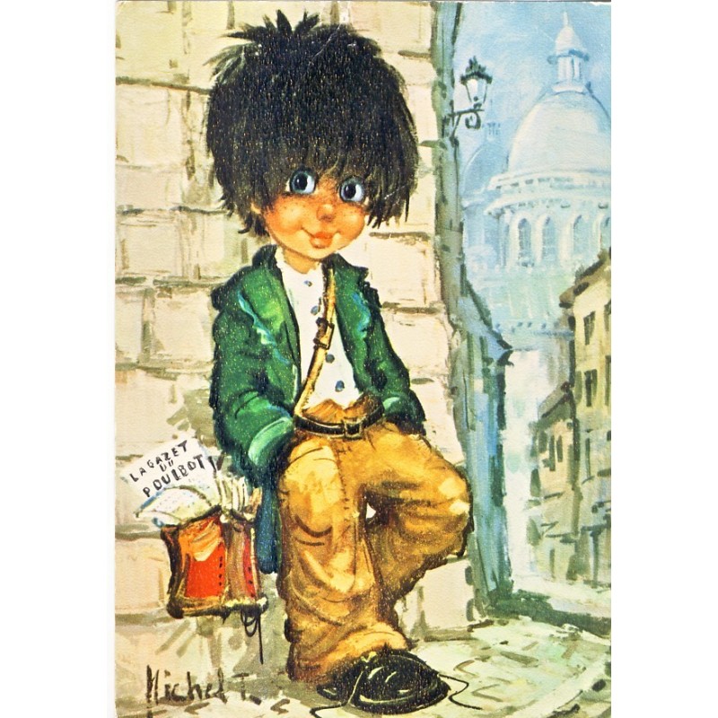 CP "POULBOT" - LE VENDEUR DE JOURNAUX