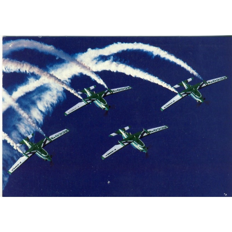 CARTE POSTALE AVIATION - PATROUILLE DE VOLTIGE AERIENNE ECCO