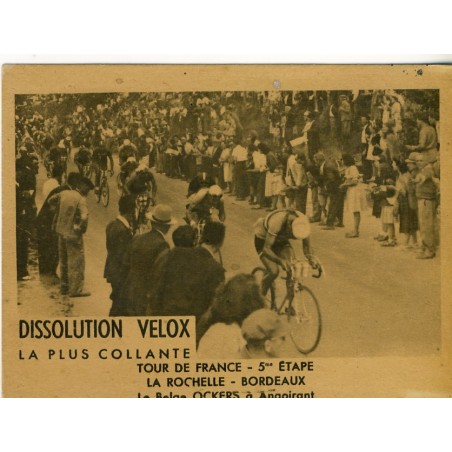 CARTE CYCLISME - TOUR DE FRANCE - OCKERS A ANGOIRANT