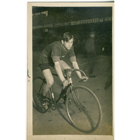 CARTE PHOTO CYCLISTE