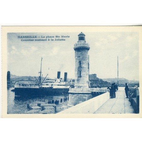 CARTE POSTALE LE PHARE SAINTE MARIE - MARSEILLE