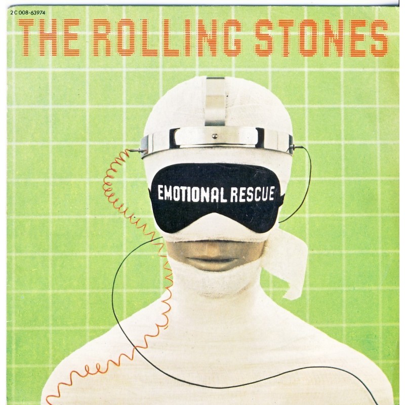 DISQUE 45 TOURS THE ROLLING STONES - EMOTIONAL RESCUE