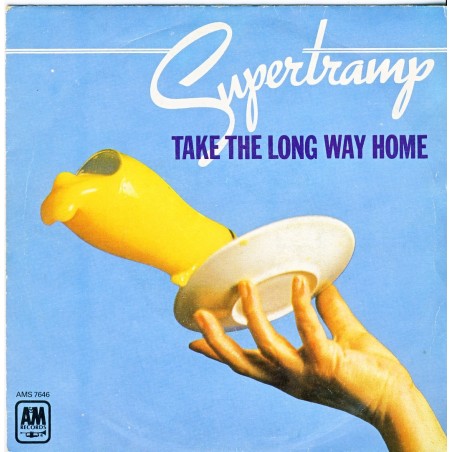 DISQUES 45 TOURS SUPERTRAMP - TAKE THE LONG WAY HOME