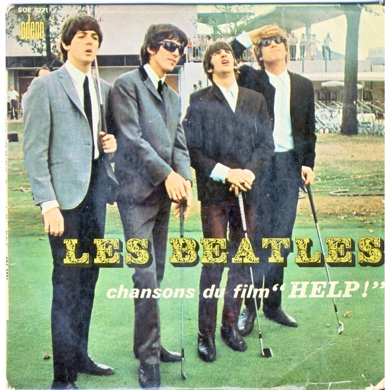 DISQUE 45 TOURS  THE BEATLES - CHANSONS DU FILM "HELP !" DISQUE 45 TOURS  THE BEATLES - CHANSONS DU FILM "HELP !"