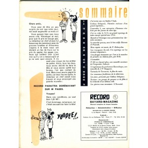 RECORD N° 10 - OCTOBRE 1962 - BAYARD MAGAZINE