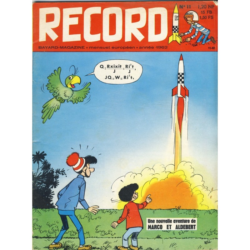 RECORD N° 11 - NOVEMBRE 1962 - BAYARD MAGAZINE