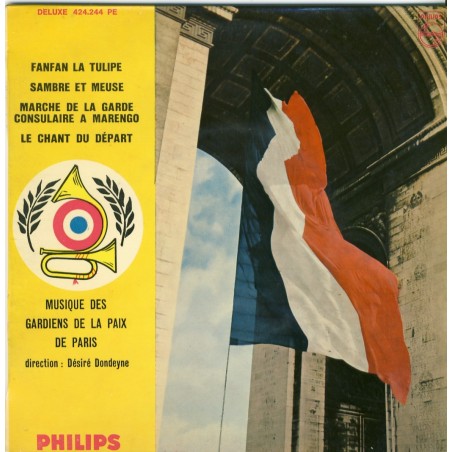 DISQUE 45 TOURS MUSIQUE DES GARDIENS DE LA PAIX - 4ème SERIE